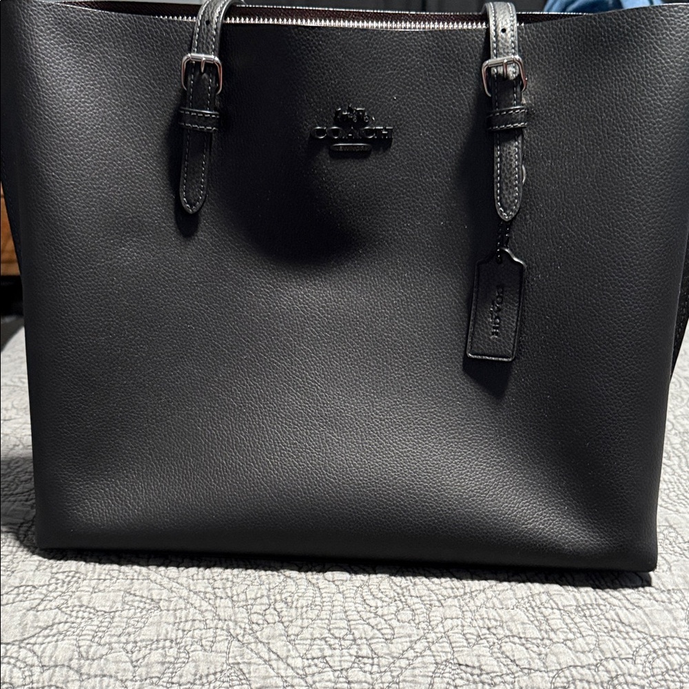 Coach Black Leather Women’s Laptop Bag